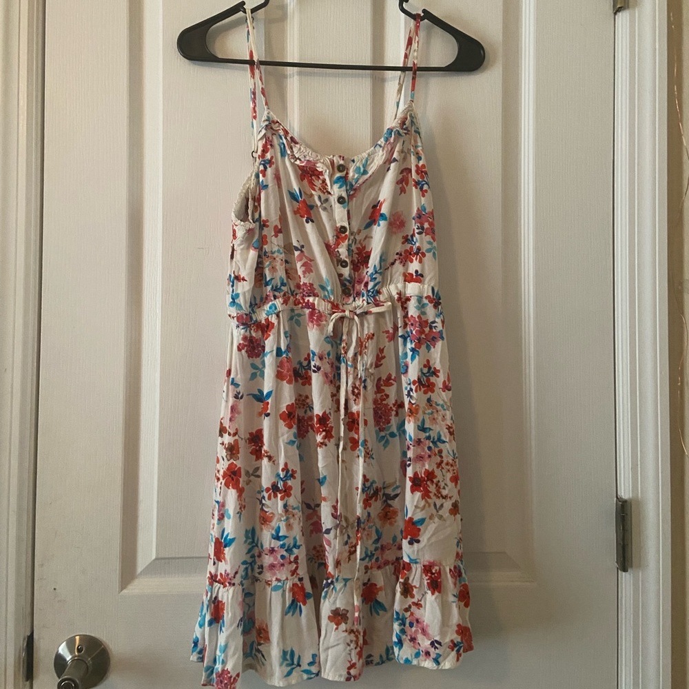 Love Tree Floral Spaghetti Strap Dress